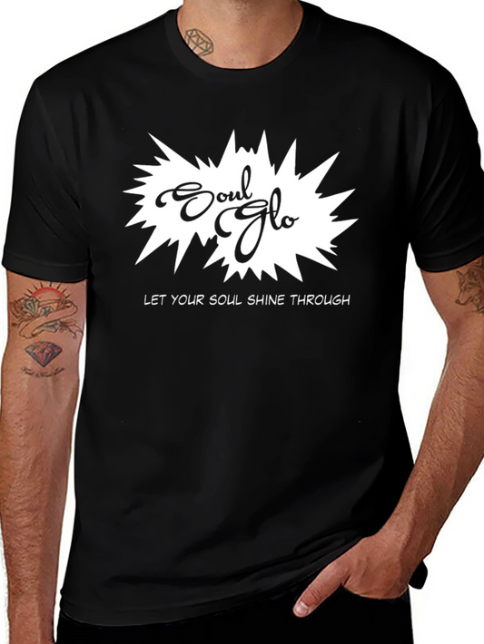 Soul Glo Black T-Shirt - Let Your Soul Shine