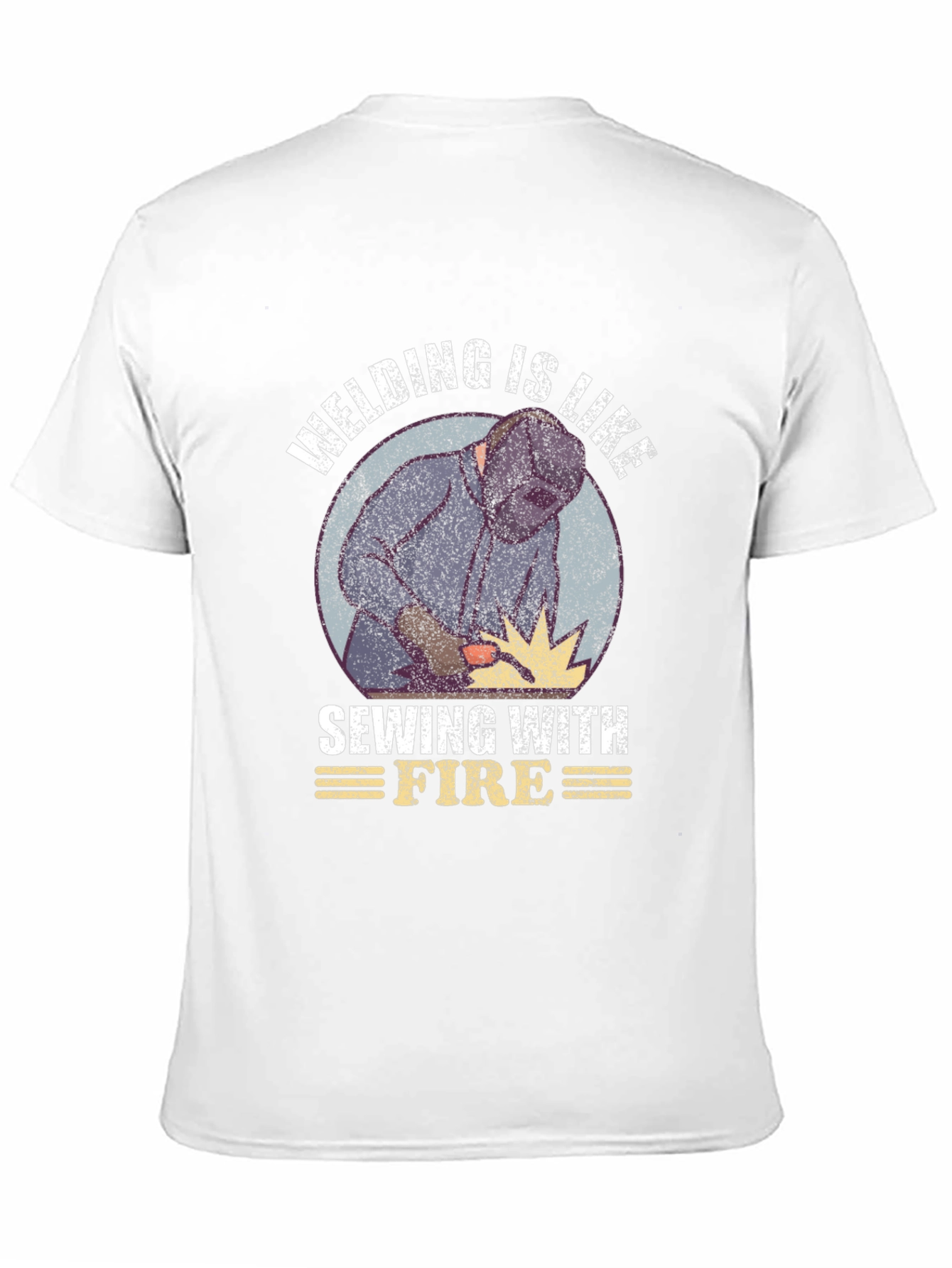 Welding is Like Sewing with Fire Graphic Tee