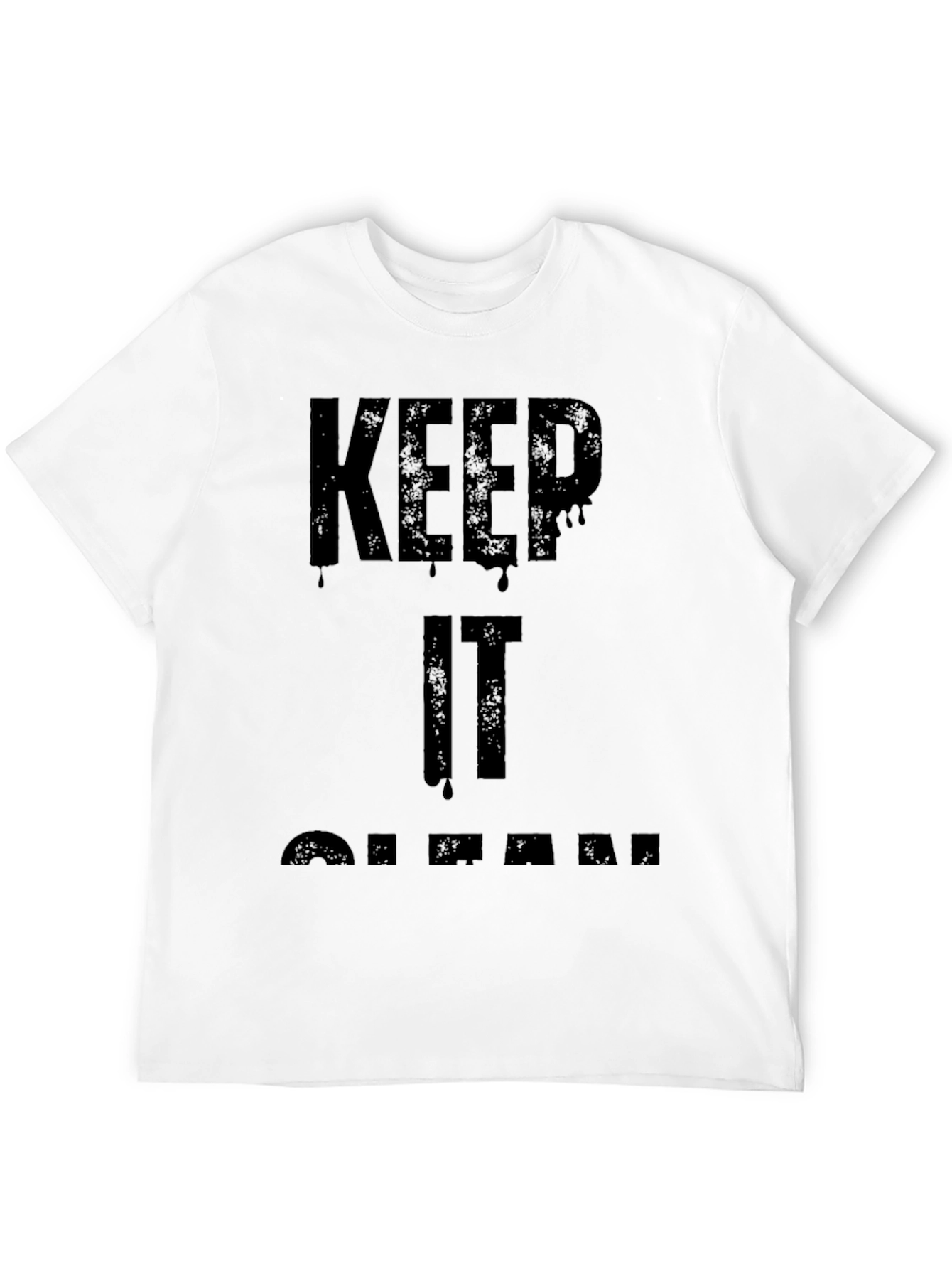 Keep It Clean Black T-Shirt