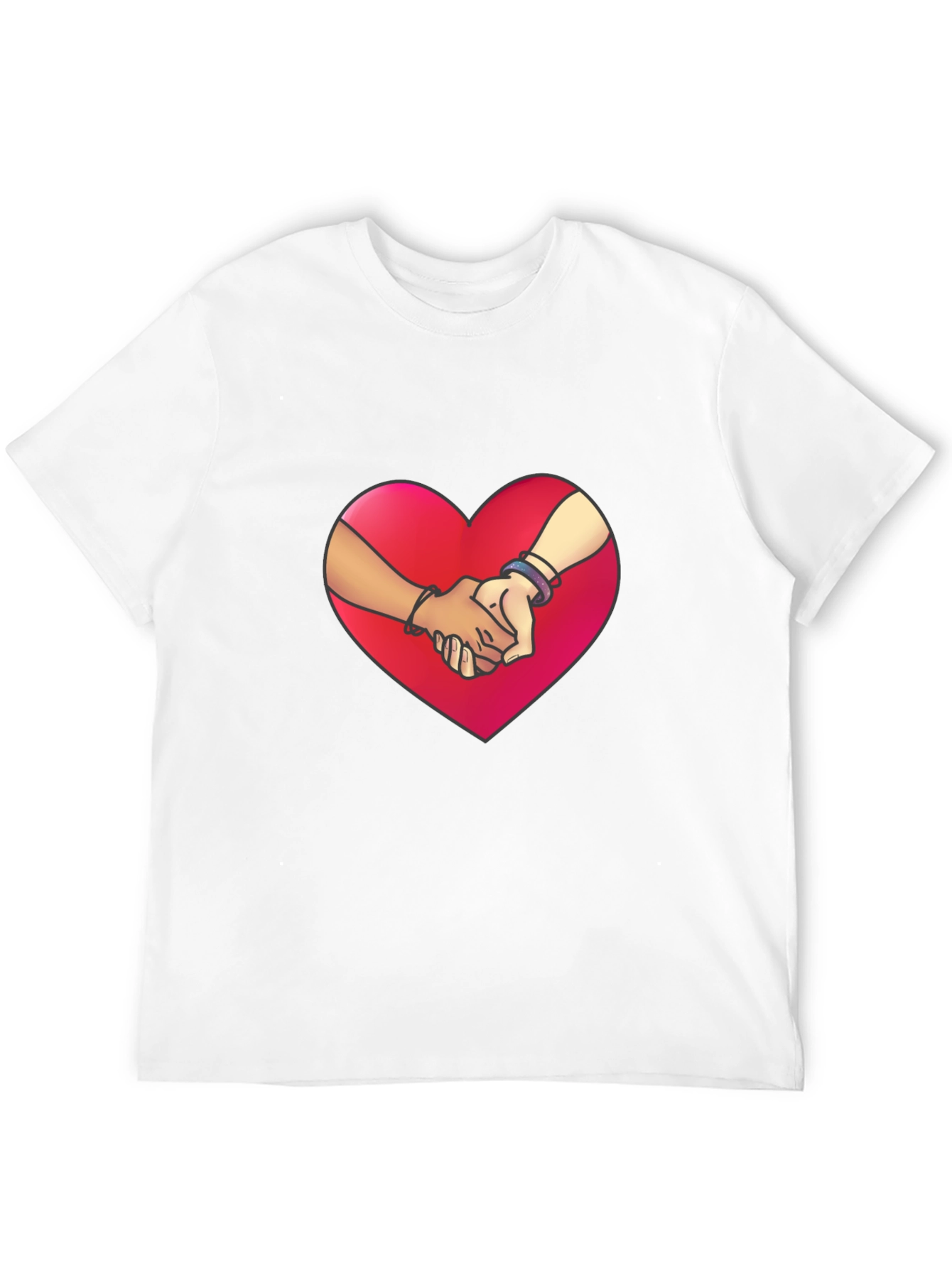 Heart Hands Graphic Tee - Love & Unity T-Shirt