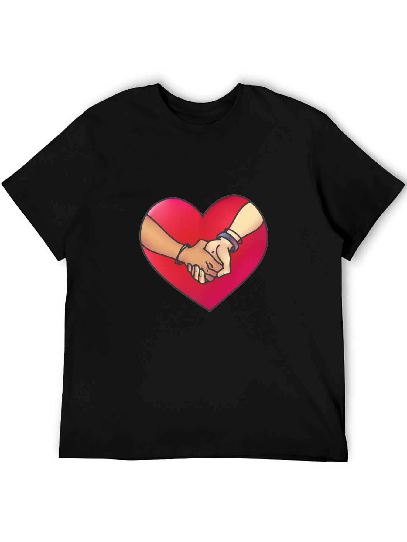 Heart Hands Graphic Tee - Love & Unity T-Shirt