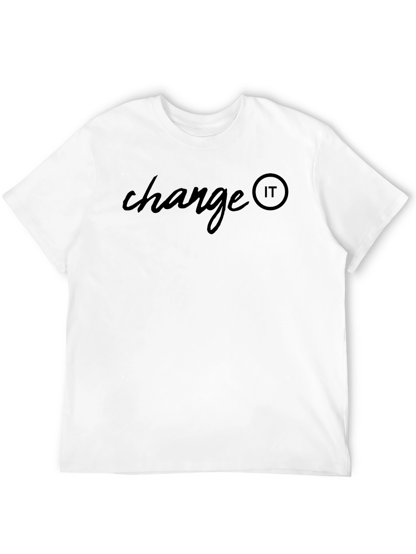 Change IT Black Crew Neck T-Shirt