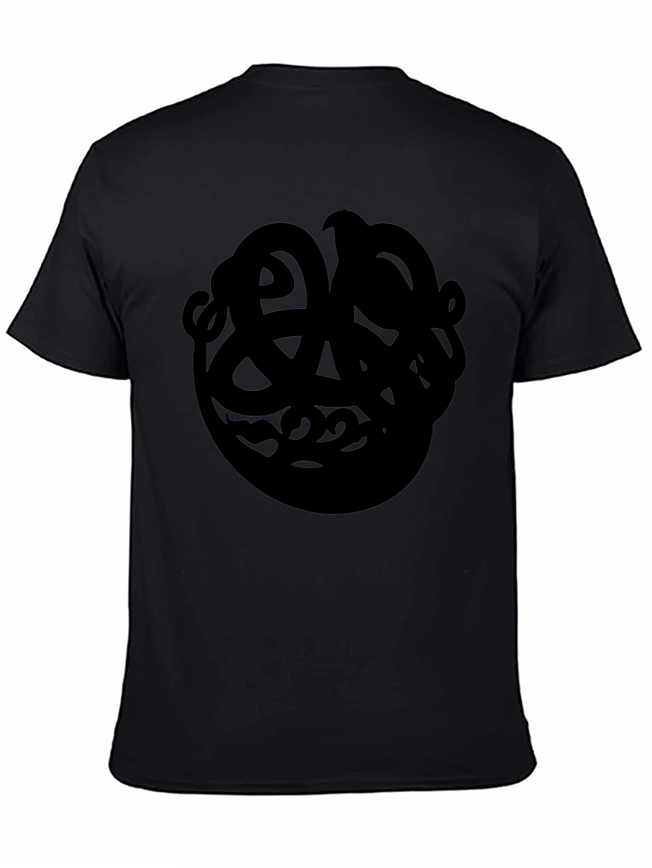 Abstract Design Black T-Shirt