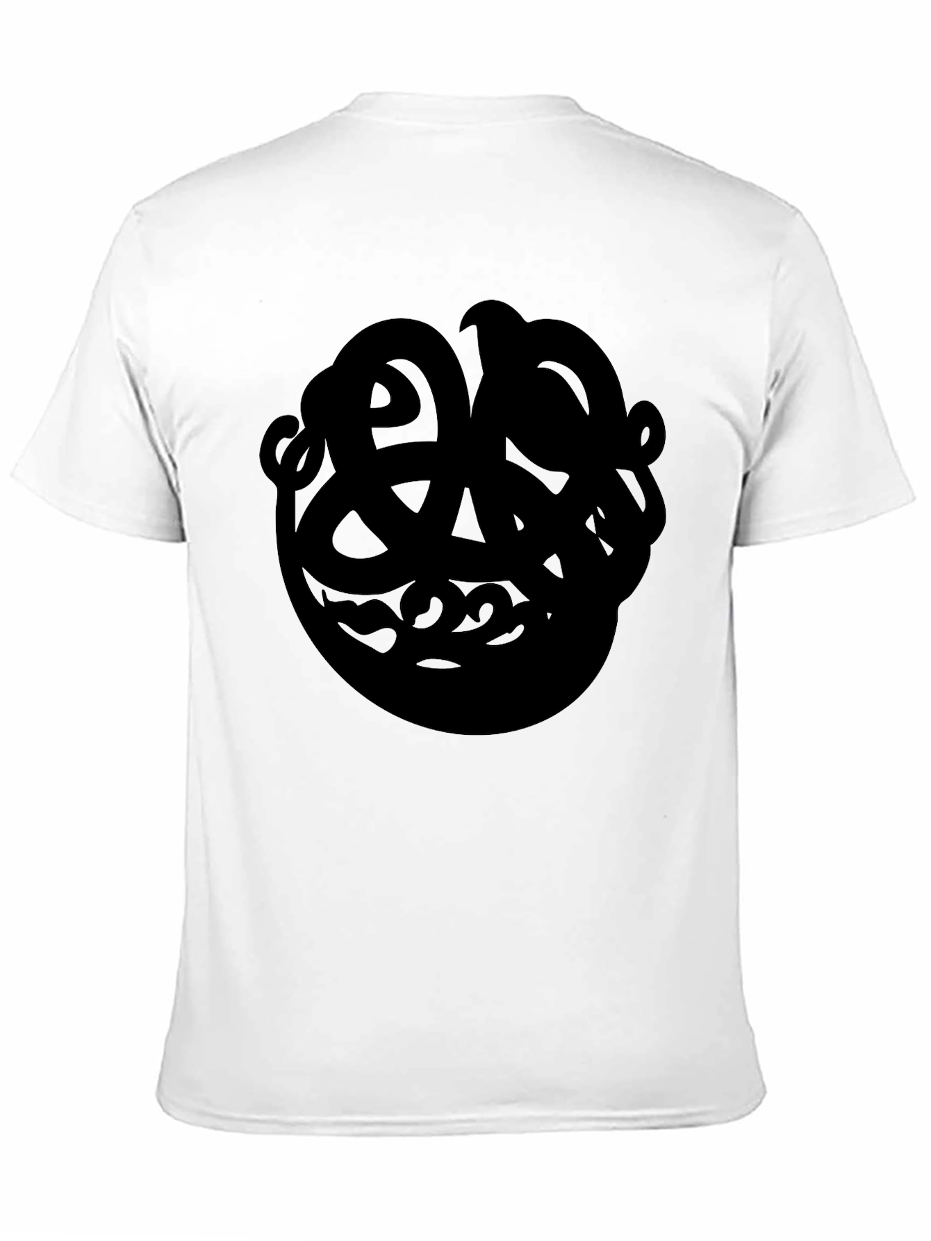 Abstract Design Black T-Shirt