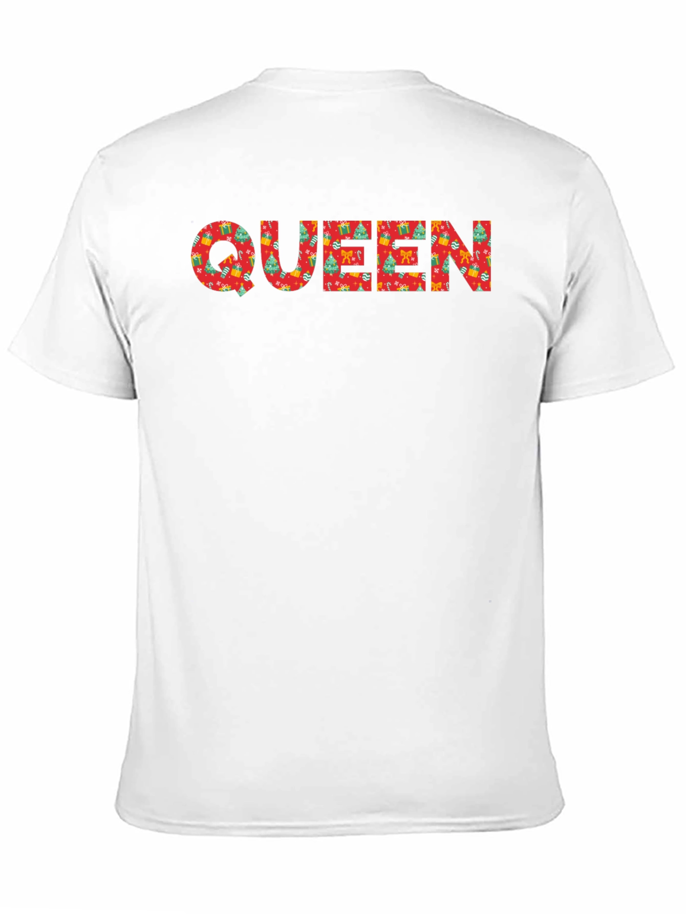 Festive Queen Christmas Pattern T-Shirt