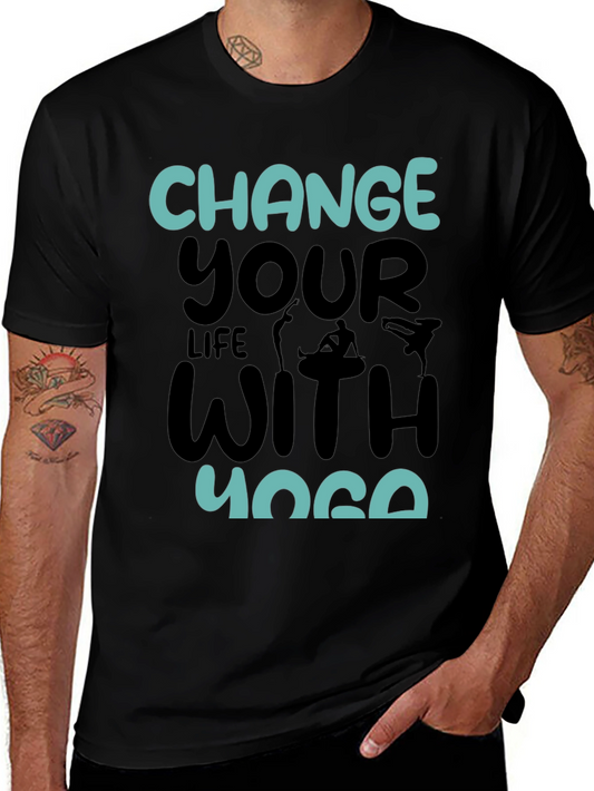 Yoga Life Black T-Shirt