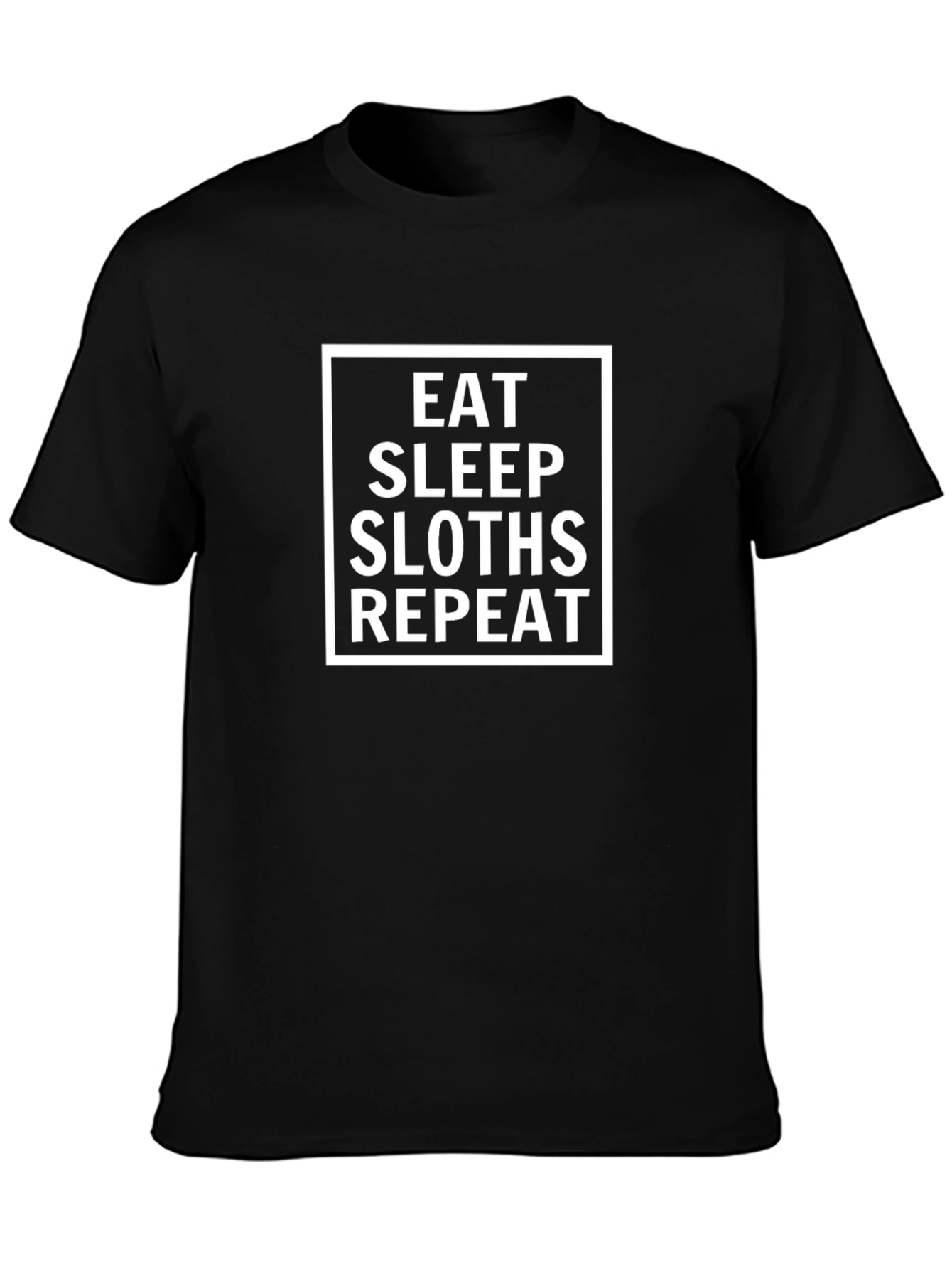 Eat Sleep Sloths Repeat Graphic Tee