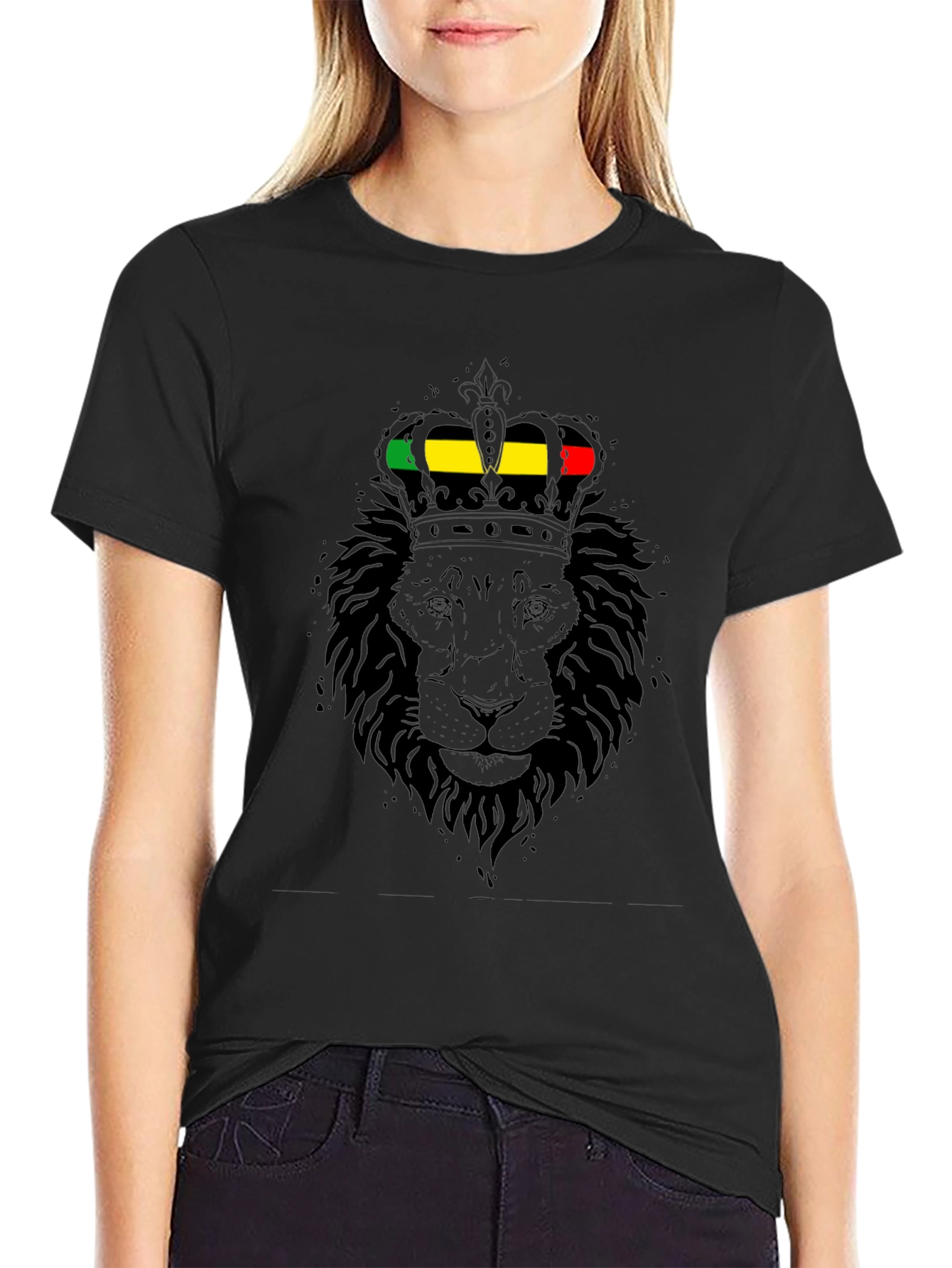 Reggae Lion King Graphic T-Shirt