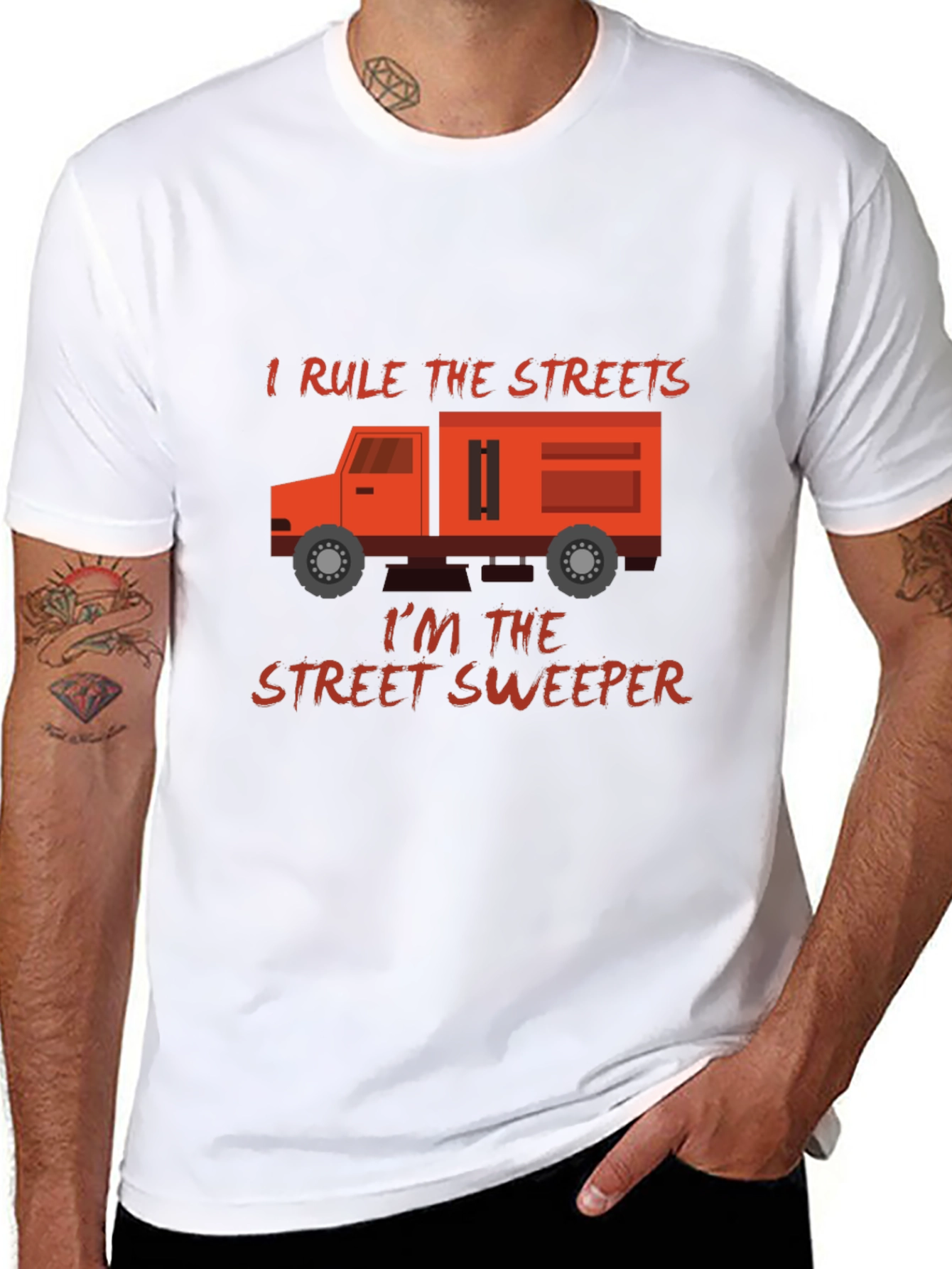 I Rule The Streets Street Sweeper T-Shirt