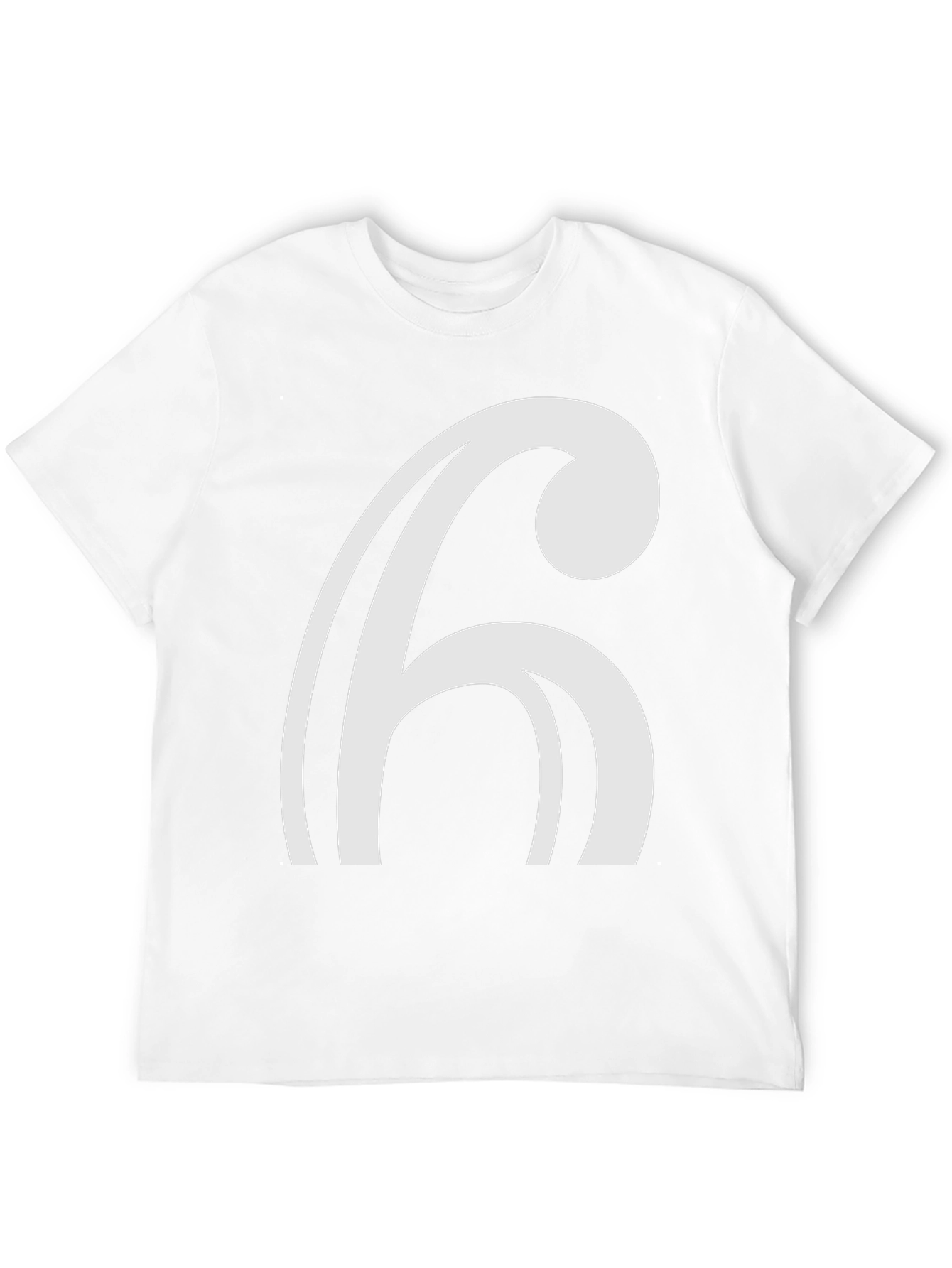 Abstract 6 Graphic Tee - Modern Black T-Shirt