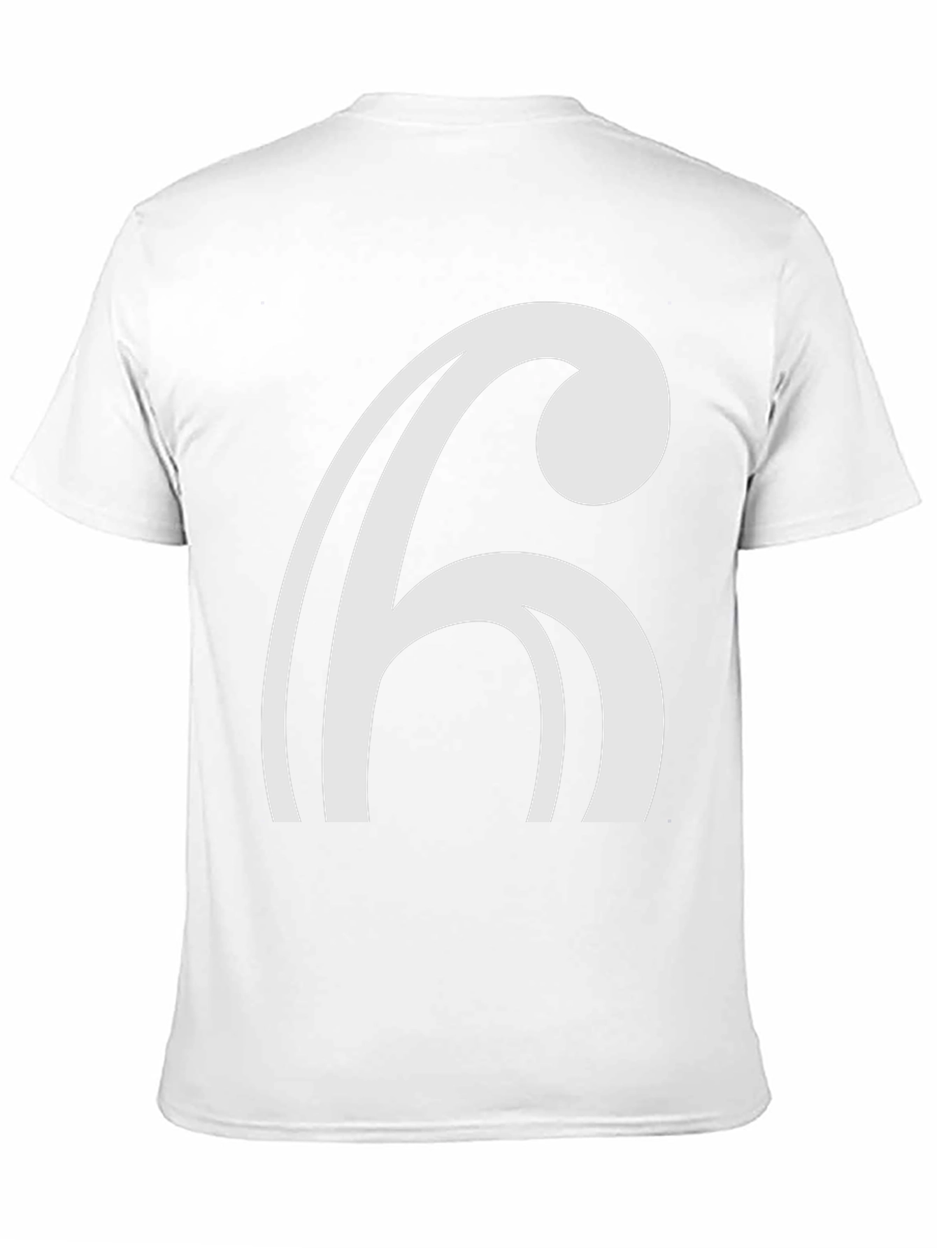 Abstract 6 Graphic Tee - Modern Black T-Shirt