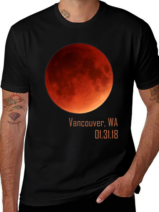 Blood Moon Eclipse Vancouver WA 01.31.18 T-Shirt