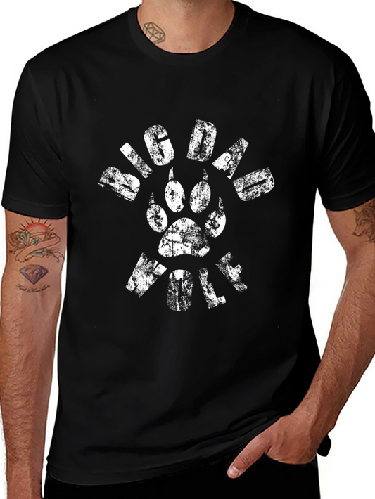 Big Dawg Wolf T-Shirt - Grunge Style