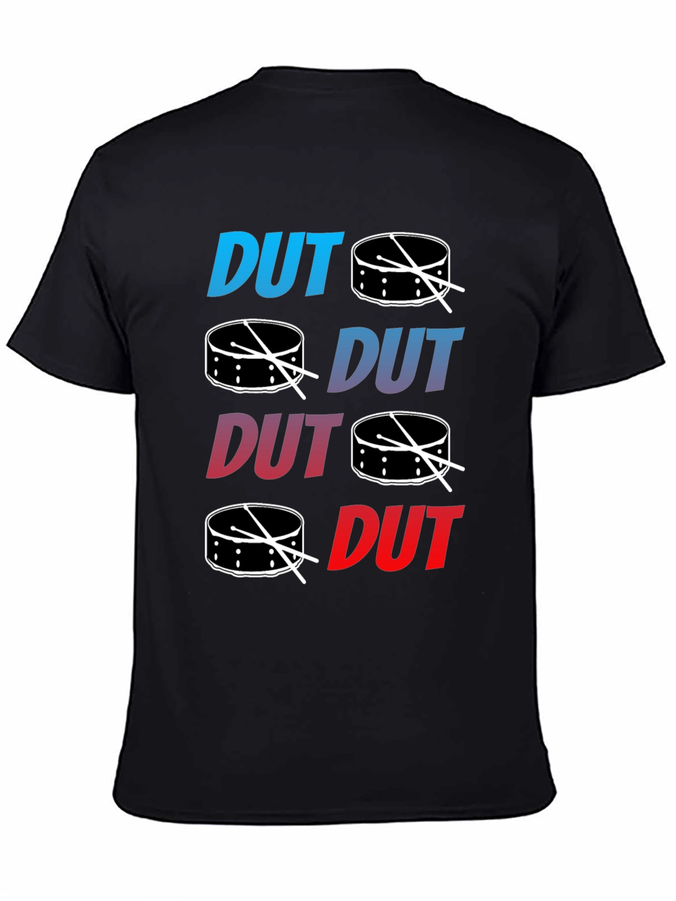 Dut Drum T-Shirt - Black Cotton Tee