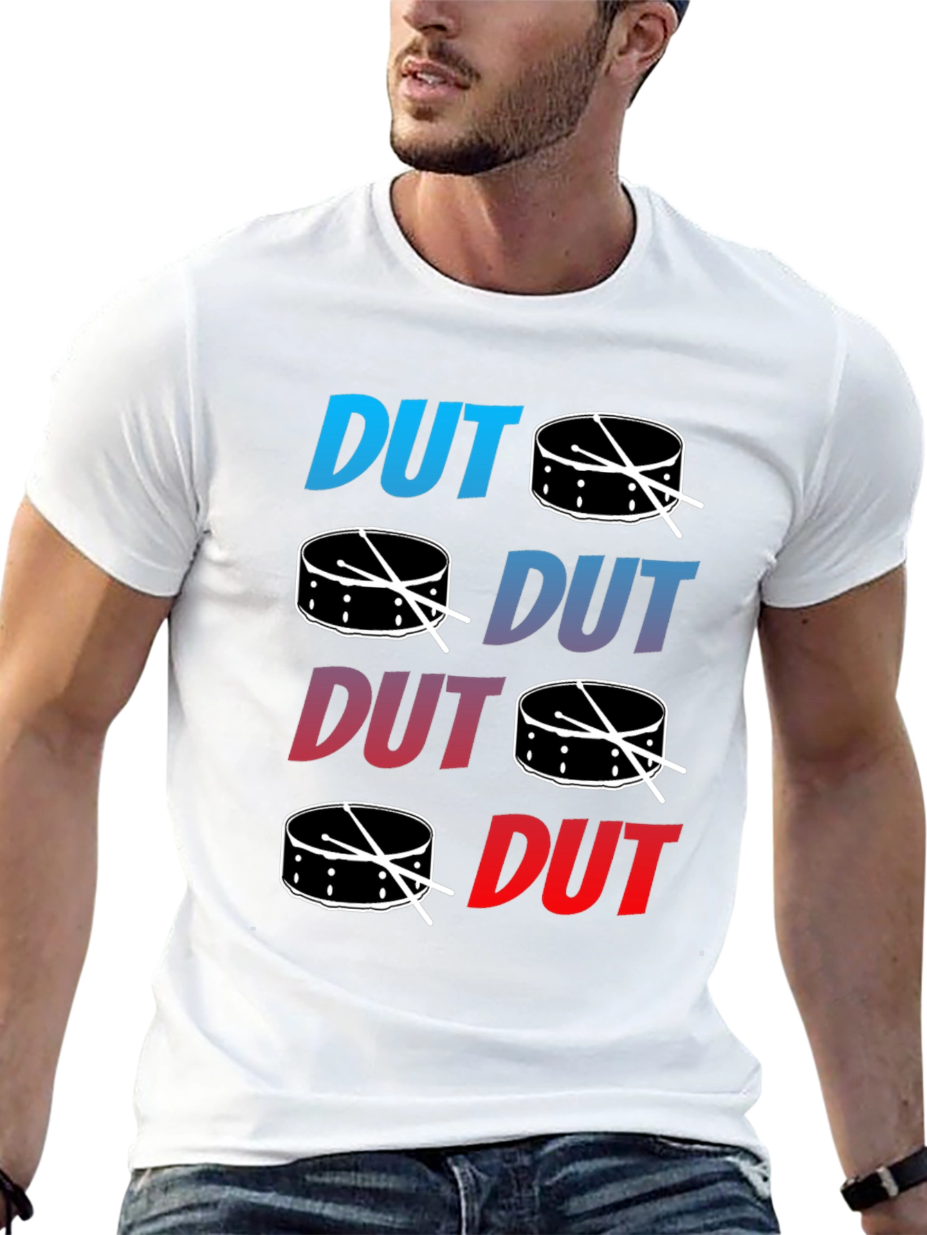 Dut Drum T-Shirt - Black Cotton Tee
