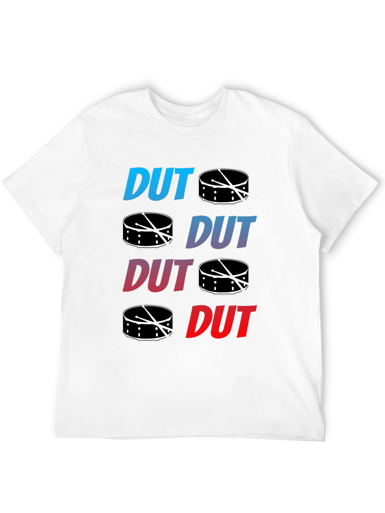 Dut Drum T-Shirt - Black Cotton Tee