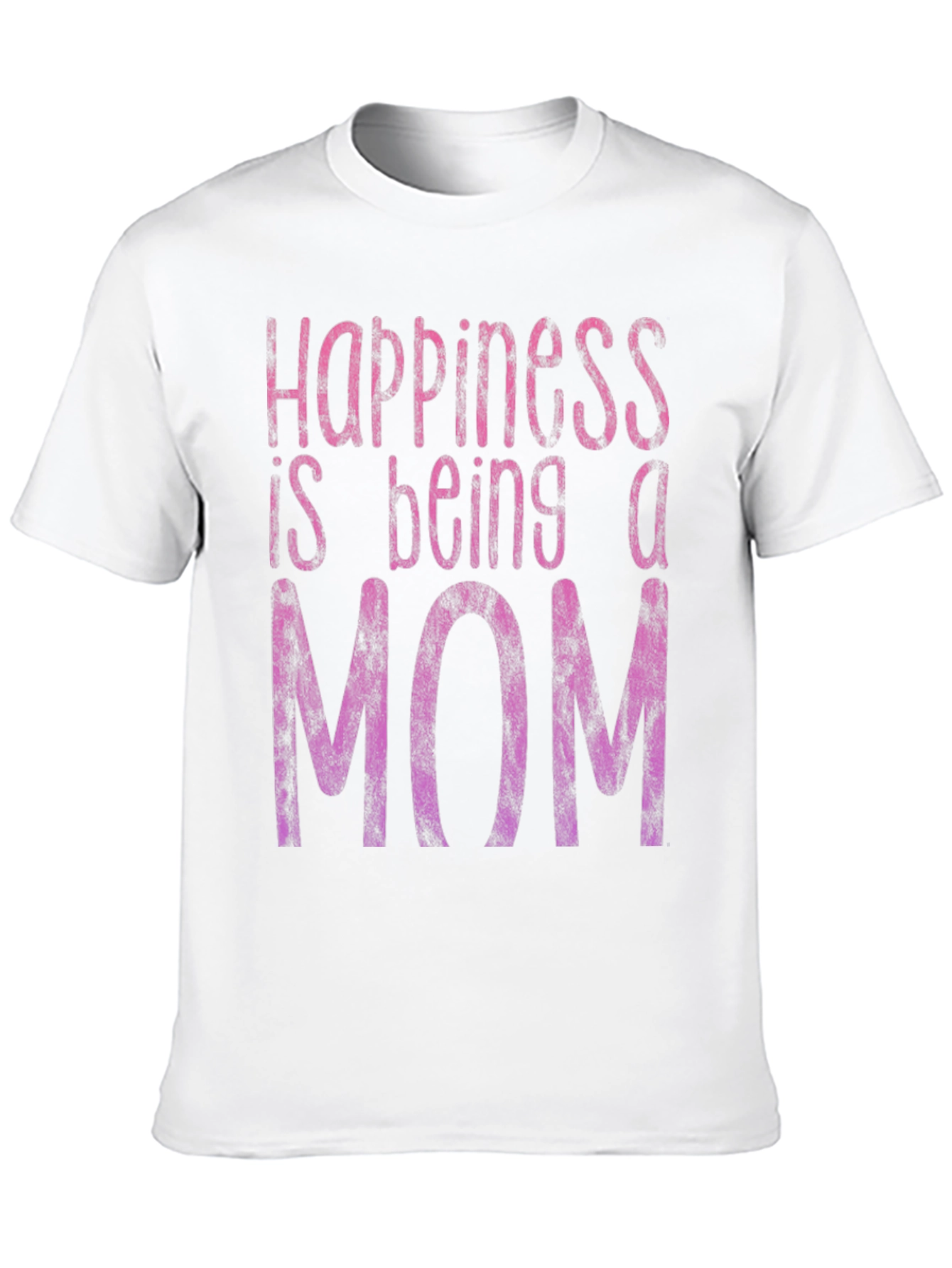 Happiness Is Being A Mom T-Shirt - Black