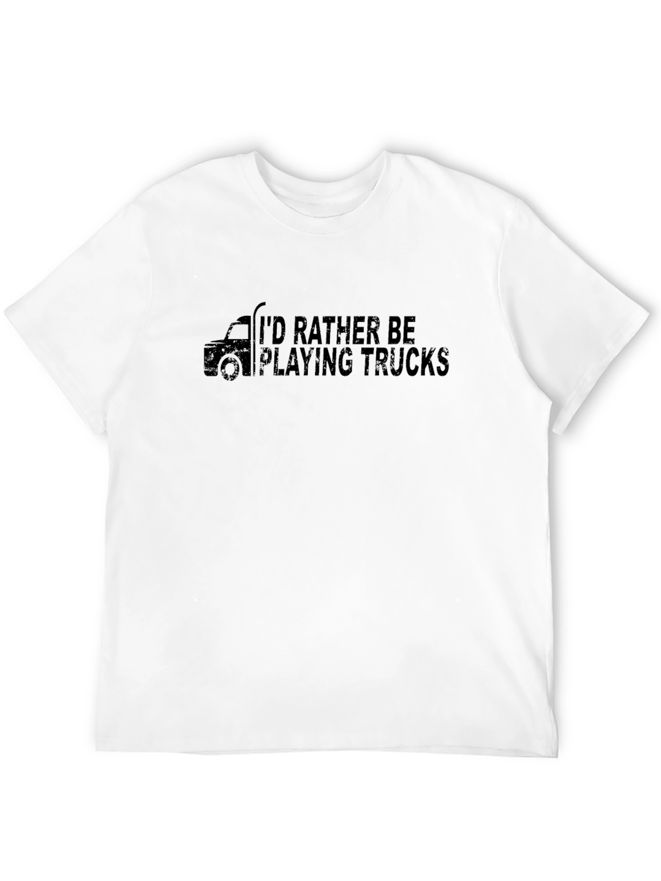 Id Rather Be Playing Trucks Graphic Tee