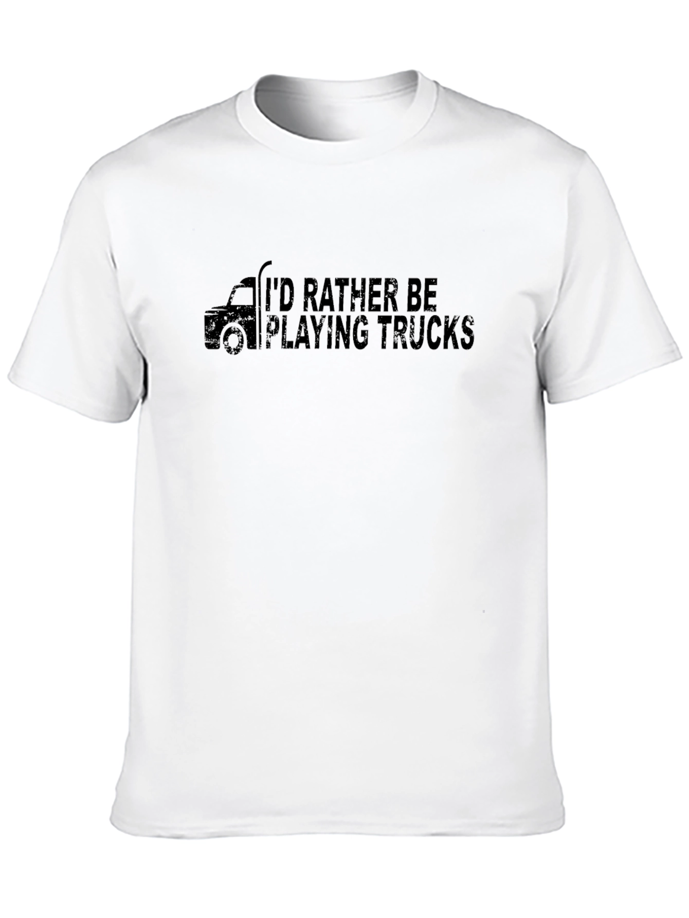 Id Rather Be Playing Trucks Graphic Tee