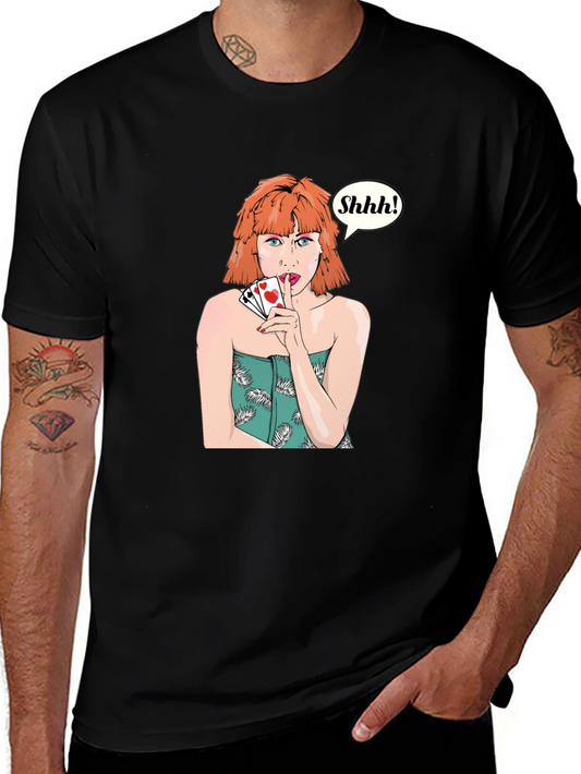 Shhh! Playing Card T-Shirt