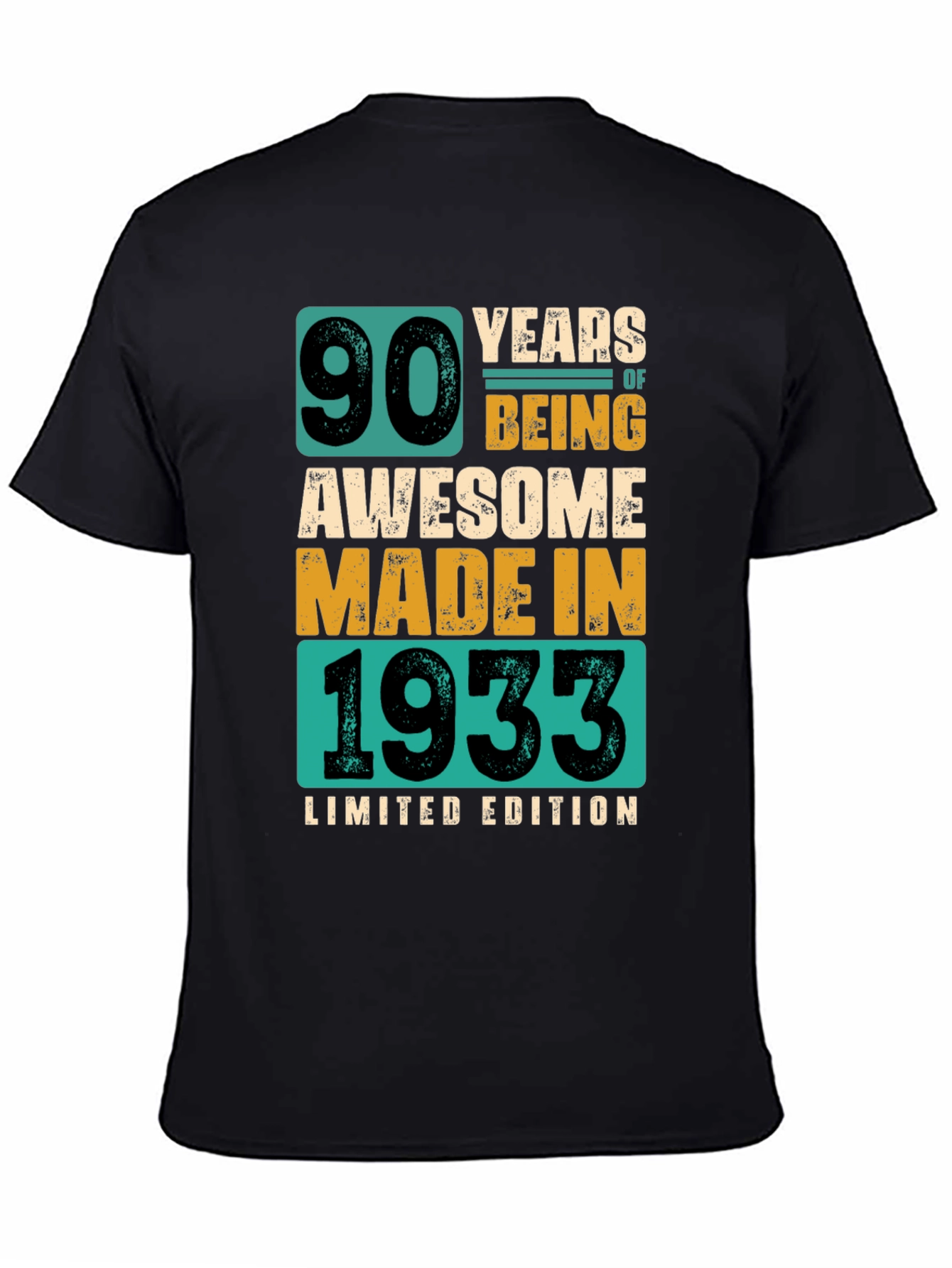 90 Years Awesome Made in 1933 T-Shirt