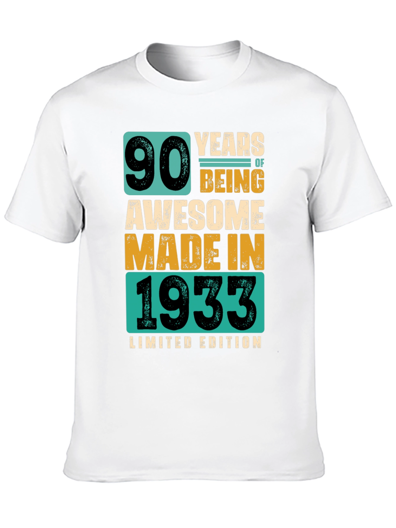 90 Years Awesome Made in 1933 T-Shirt