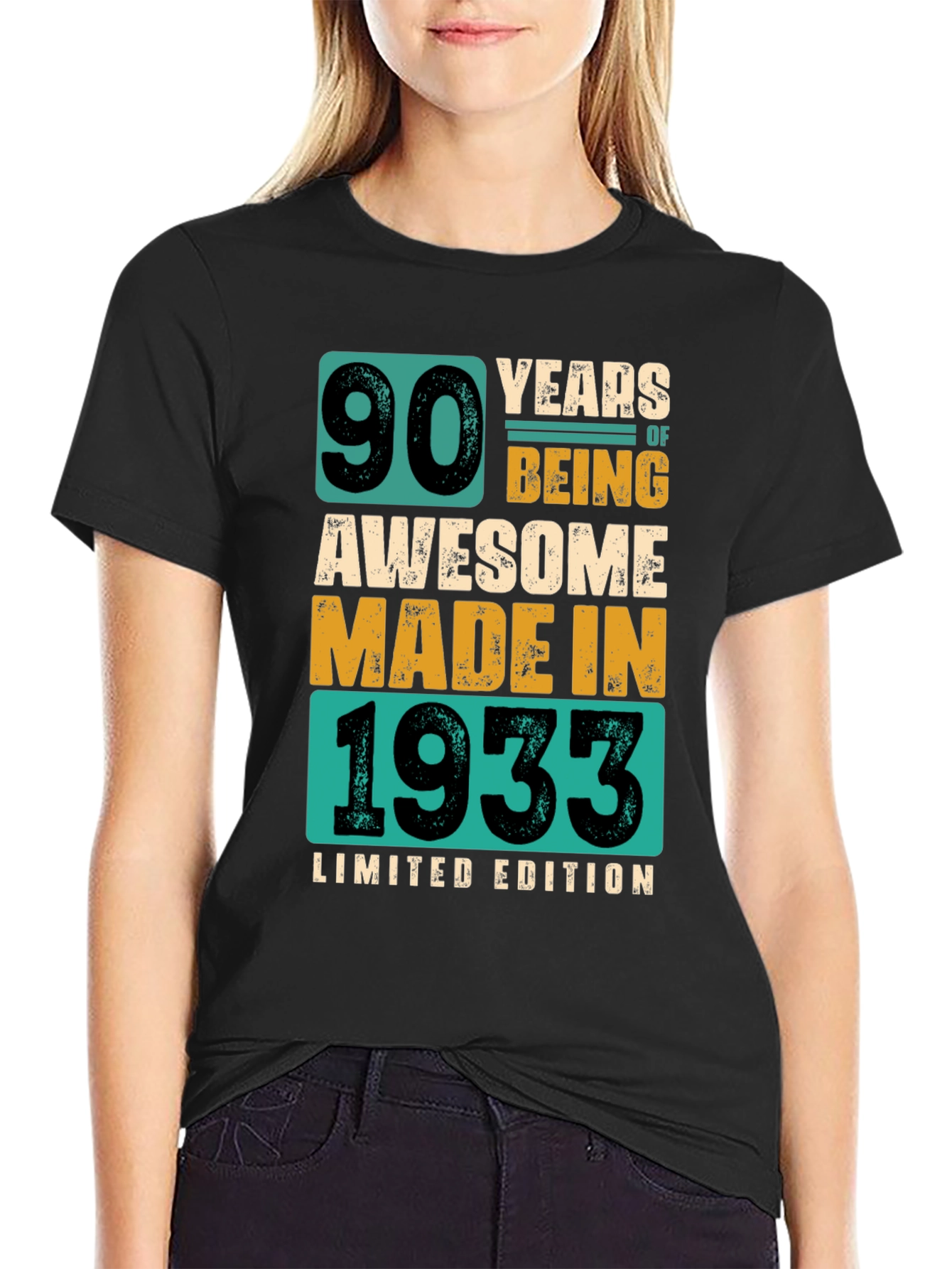 90 Years Awesome Made in 1933 T-Shirt