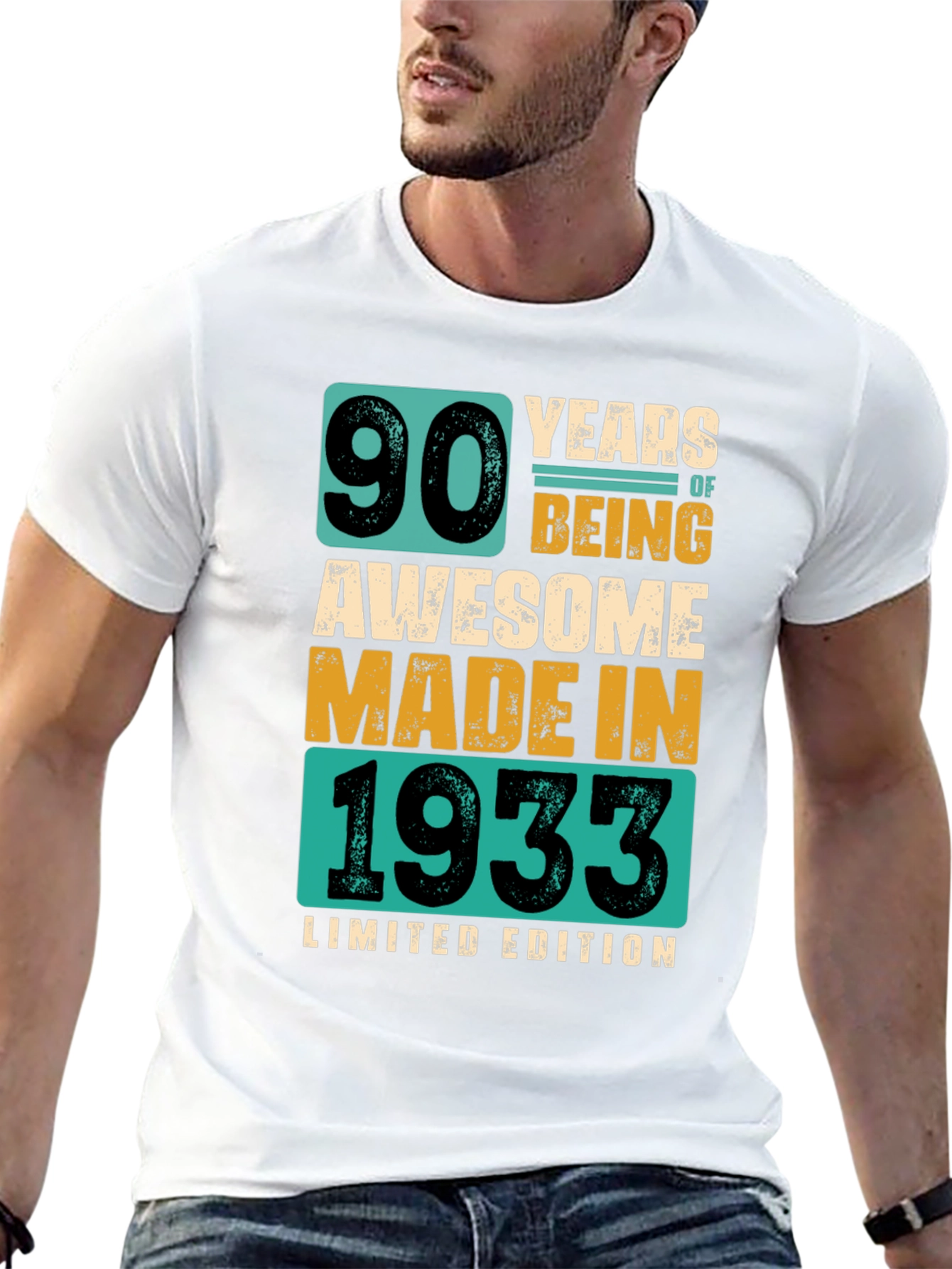 90 Years Awesome Made in 1933 T-Shirt