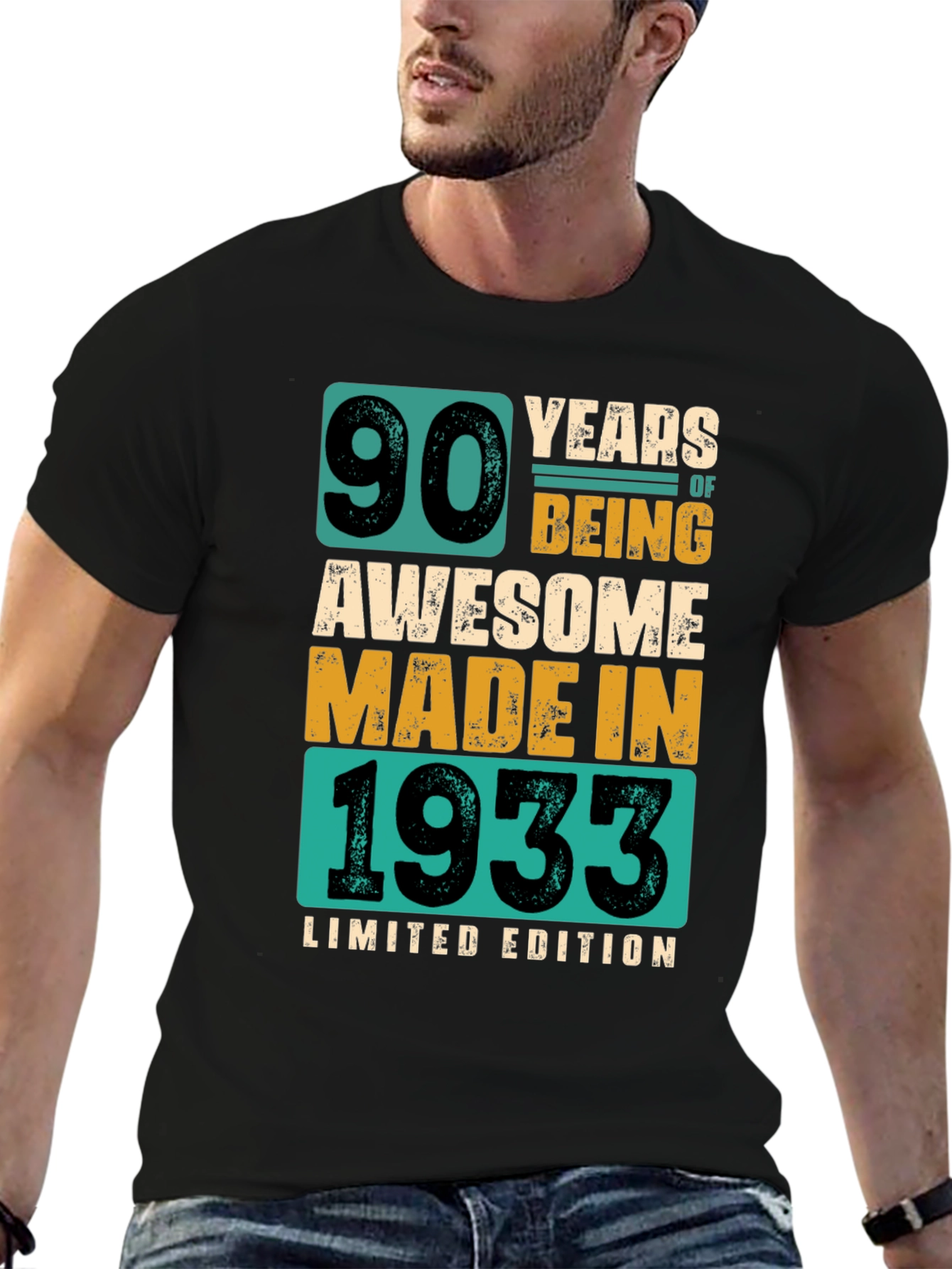 90 Years Awesome Made in 1933 T-Shirt