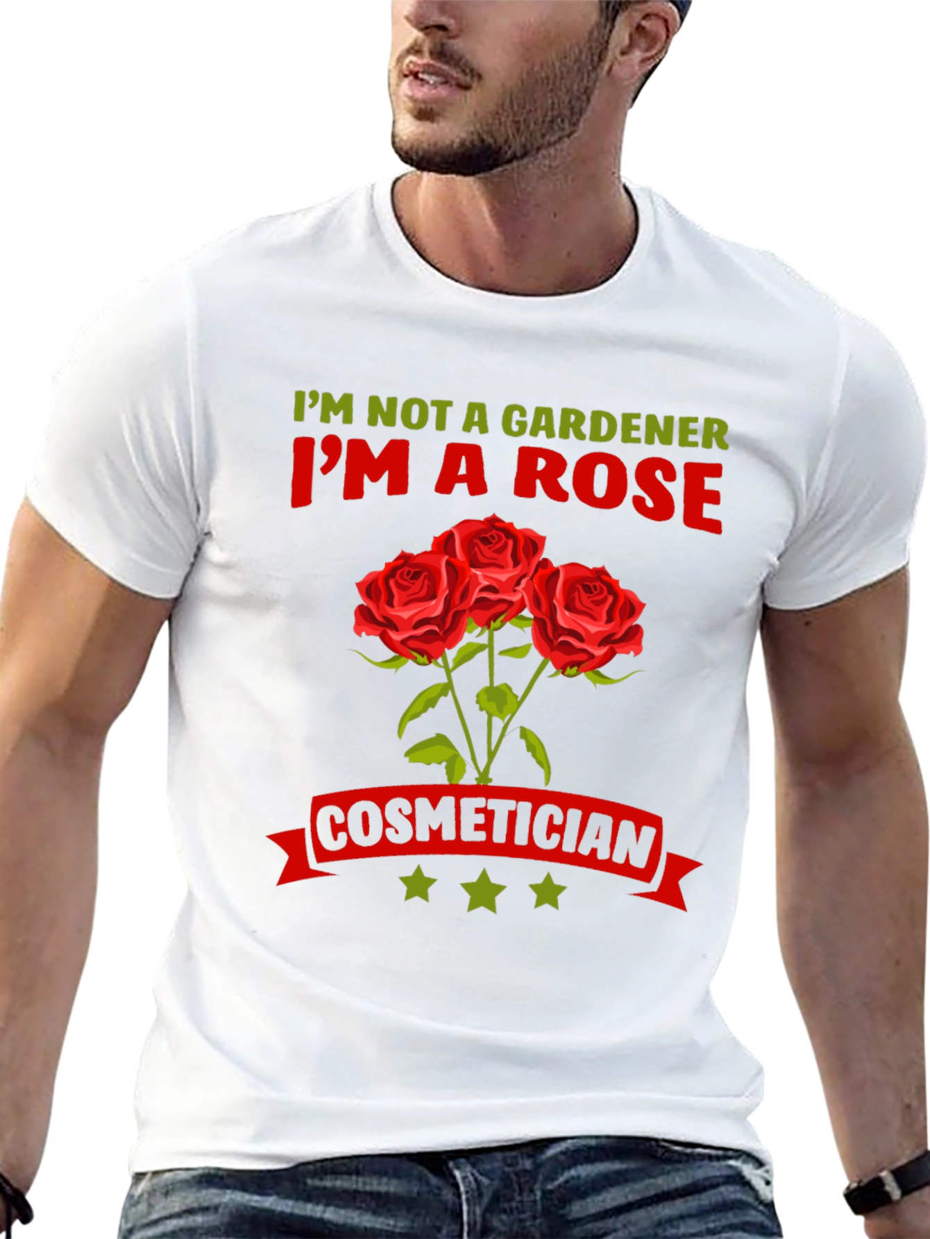 Rose Cosmetician Graphic T-Shirt