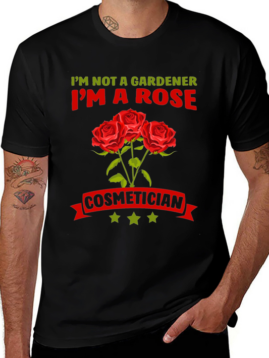 Rose Cosmetician Graphic T-Shirt