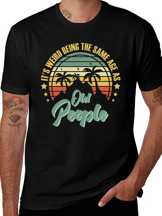 Funny Old People Graphic T-Shirt