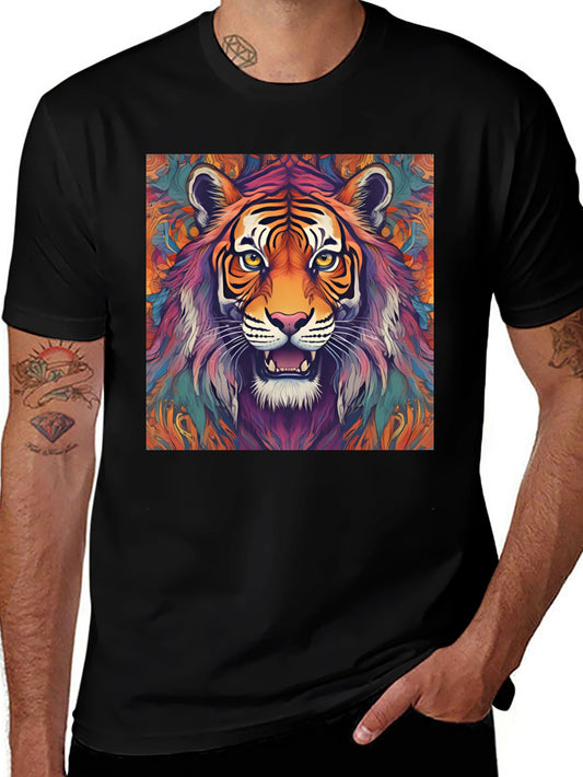 Psychedelic Tiger Graphic Tee